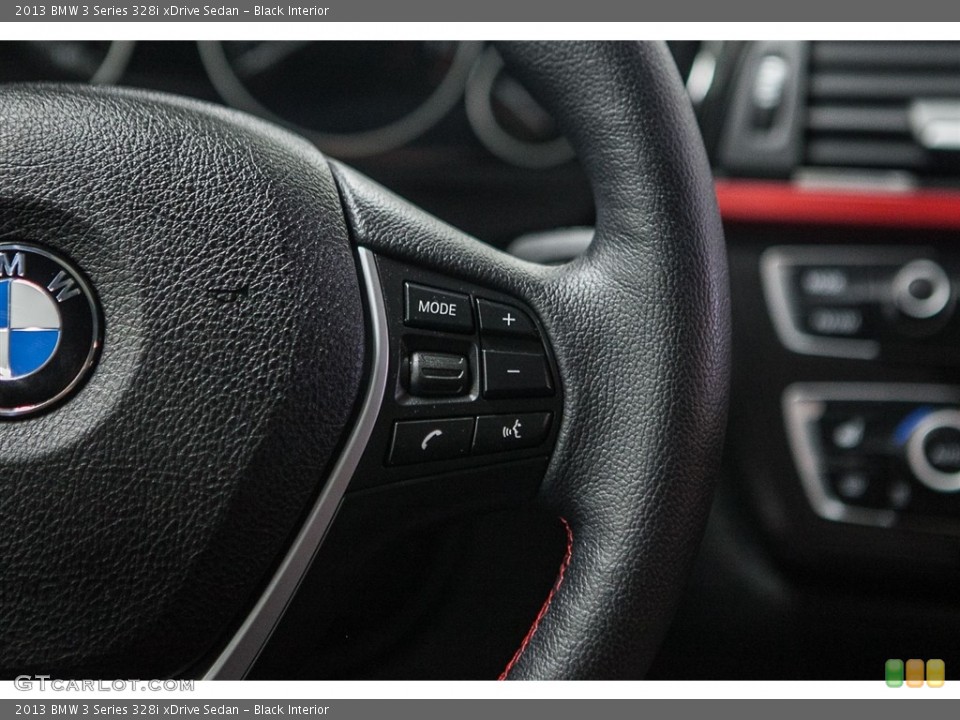 Black Interior Steering Wheel for the 2013 BMW 3 Series 328i xDrive Sedan #111290929