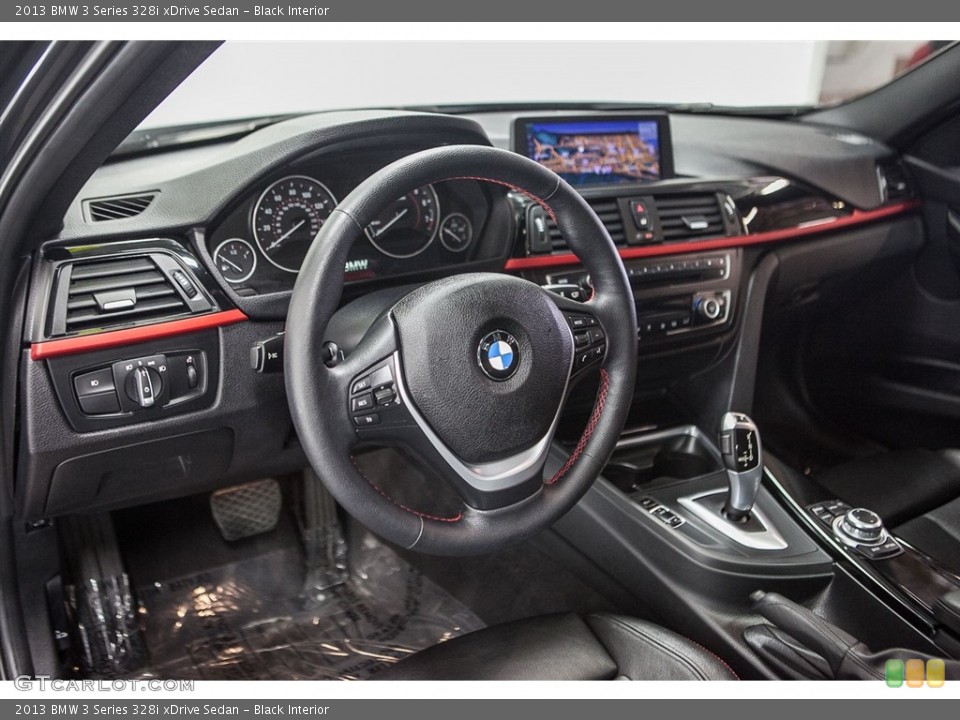 Black Interior Dashboard for the 2013 BMW 3 Series 328i xDrive Sedan #111290956