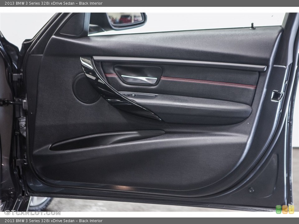 Black Interior Door Panel for the 2013 BMW 3 Series 328i xDrive Sedan #111291121