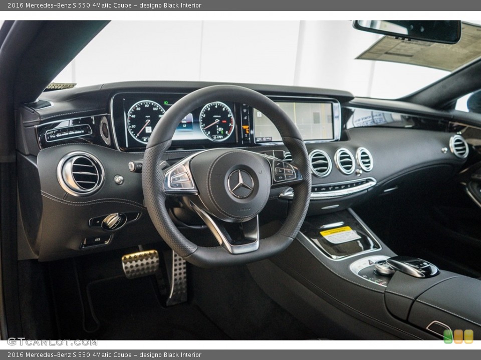 designo Black Interior Dashboard for the 2016 Mercedes-Benz S 550 4Matic Coupe #111306587