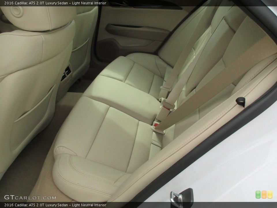 Light Neutral Interior Rear Seat for the 2016 Cadillac ATS 2.0T Luxury Sedan #111307474