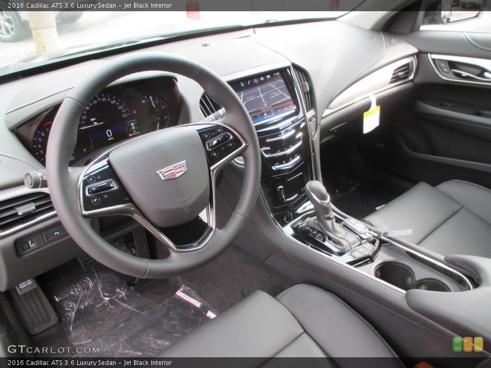 Jet Black 2016 Cadillac ATS Interiors