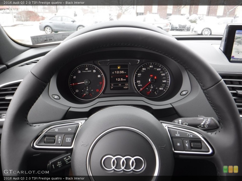 Black Interior Steering Wheel for the 2016 Audi Q3 2.0 TSFI Prestige quattro #111310266