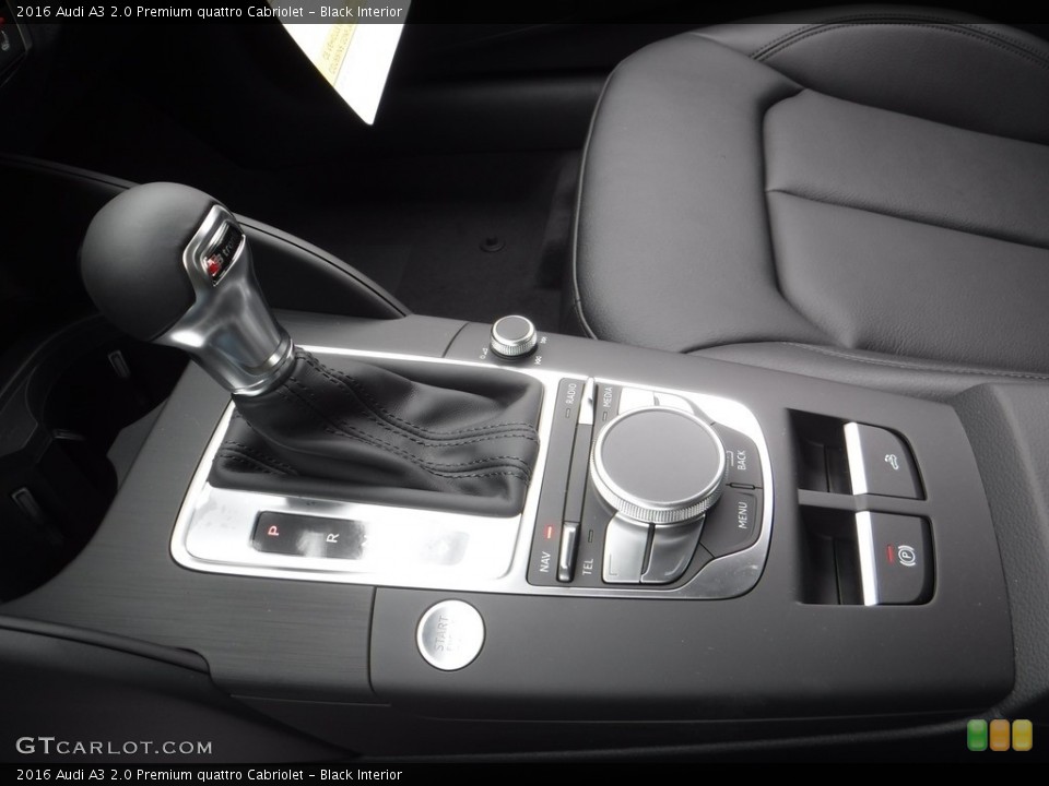 Black Interior Transmission for the 2016 Audi A3 2.0 Premium quattro Cabriolet #111311120