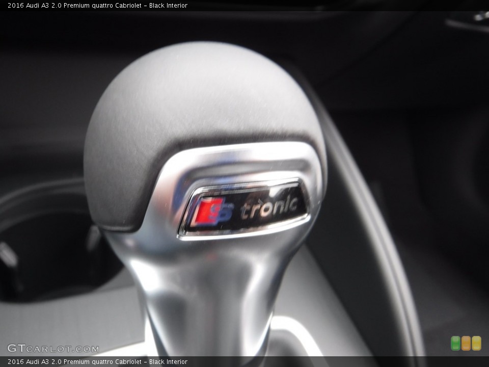 Black Interior Transmission for the 2016 Audi A3 2.0 Premium quattro Cabriolet #111311258