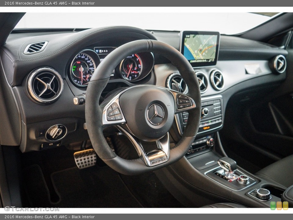 Black Interior Dashboard for the 2016 Mercedes-Benz GLA 45 AMG #111313094
