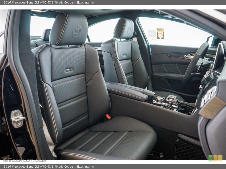 Black Interior Front Seat for the 2016 Mercedes-Benz CLS AMG 63 S 4Matic Coupe #111317897
