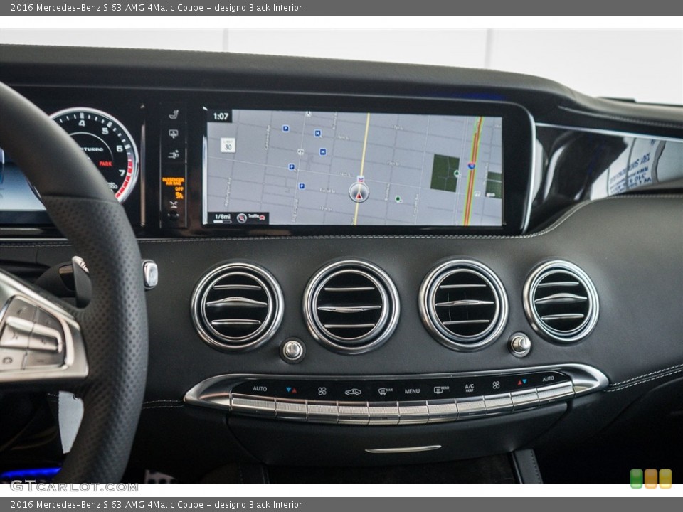 designo Black Interior Controls for the 2016 Mercedes-Benz S 63 AMG 4Matic Coupe #111319640
