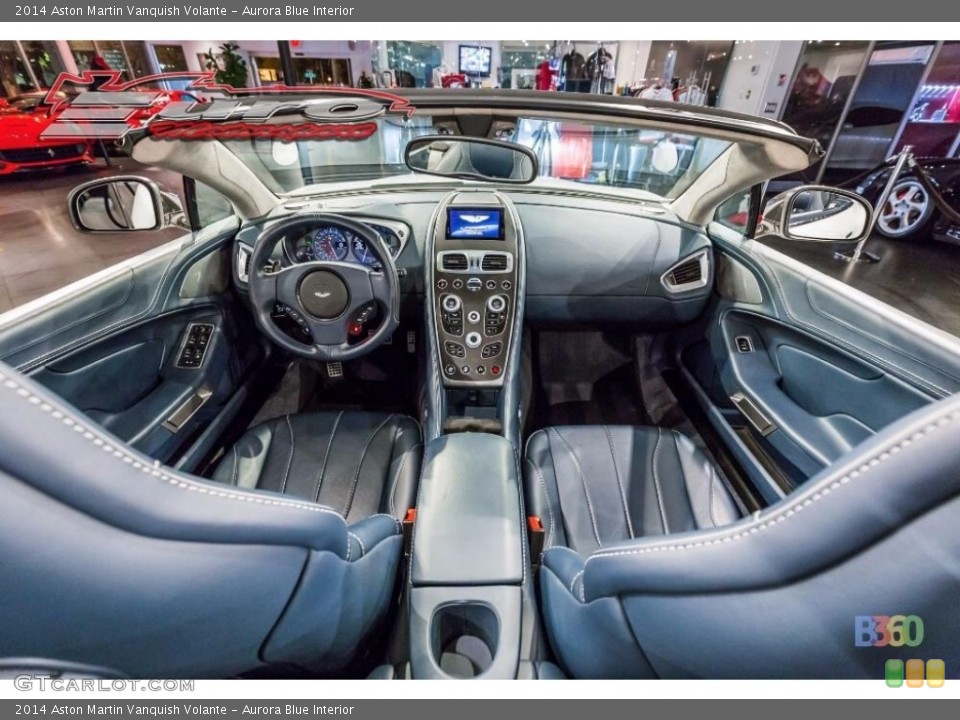 Aurora Blue 2014 Aston Martin Vanquish Interiors