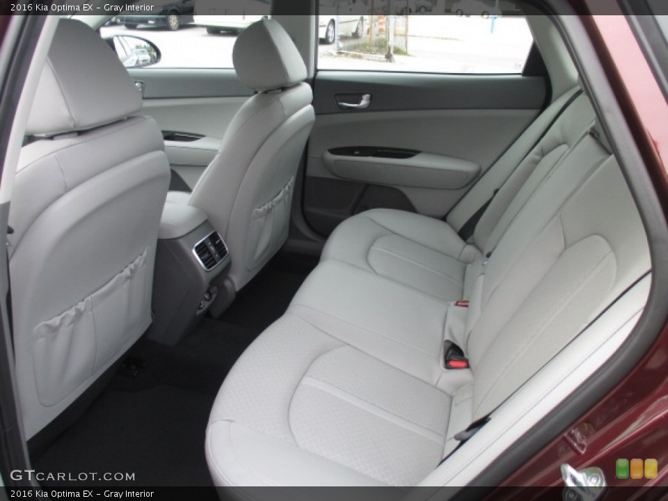 Gray Interior Rear Seat for the 2016 Kia Optima EX #111329013