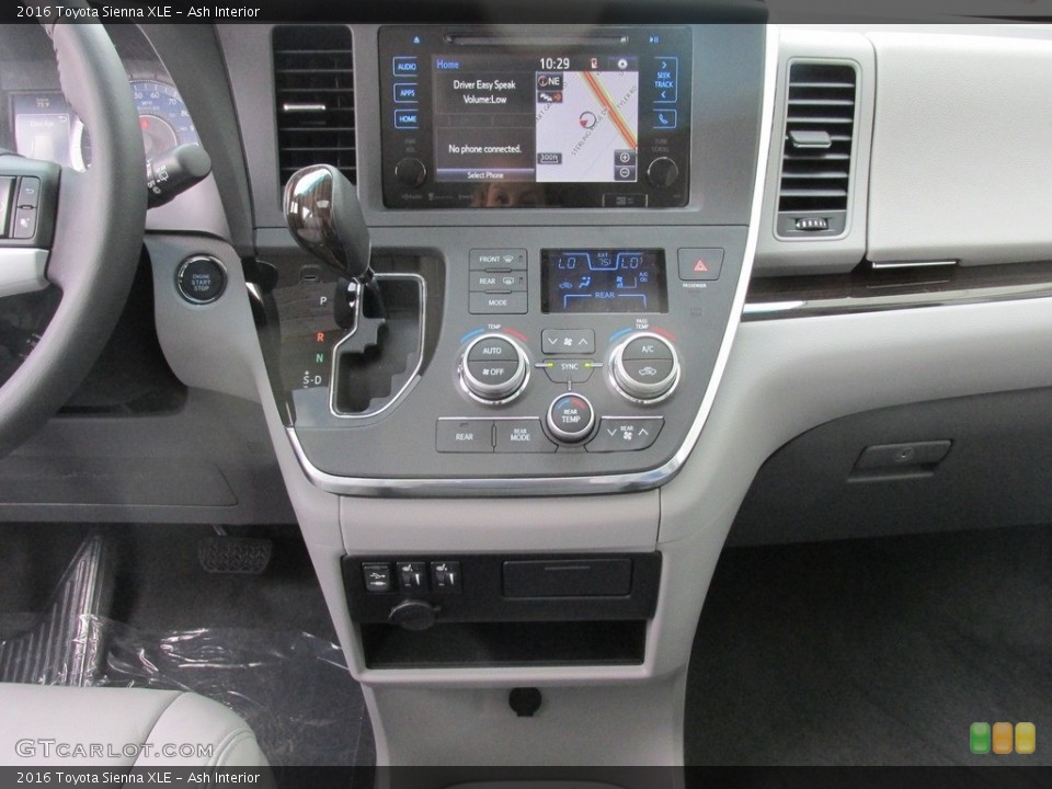 Ash Interior Controls for the 2016 Toyota Sienna XLE #111343623