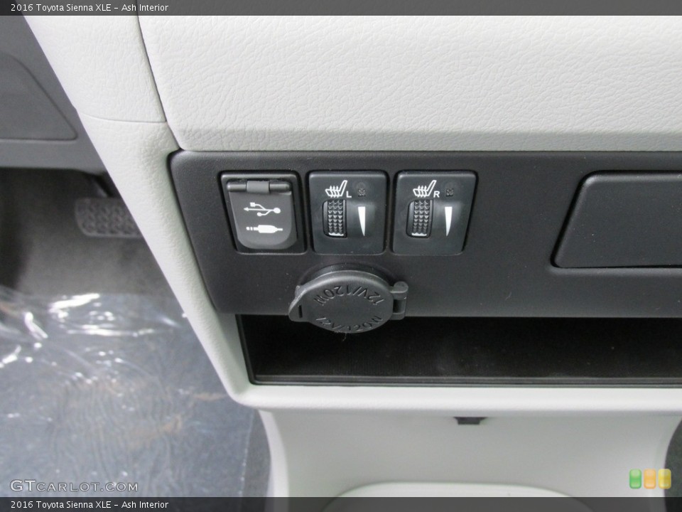 Ash Interior Controls for the 2016 Toyota Sienna XLE #111343728