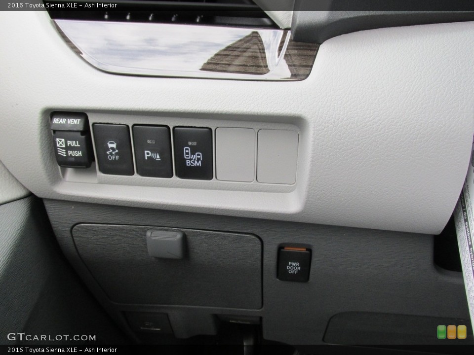 Ash Interior Controls for the 2016 Toyota Sienna XLE #111343818