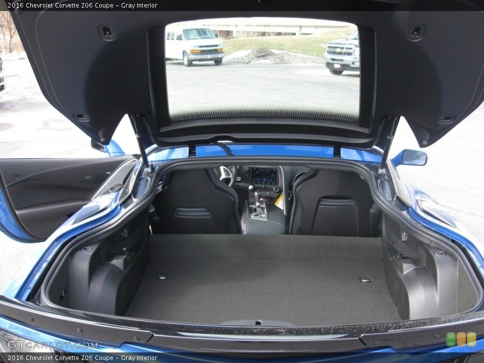 Gray Interior Trunk for the 2016 Chevrolet Corvette Z06 Coupe #111354694