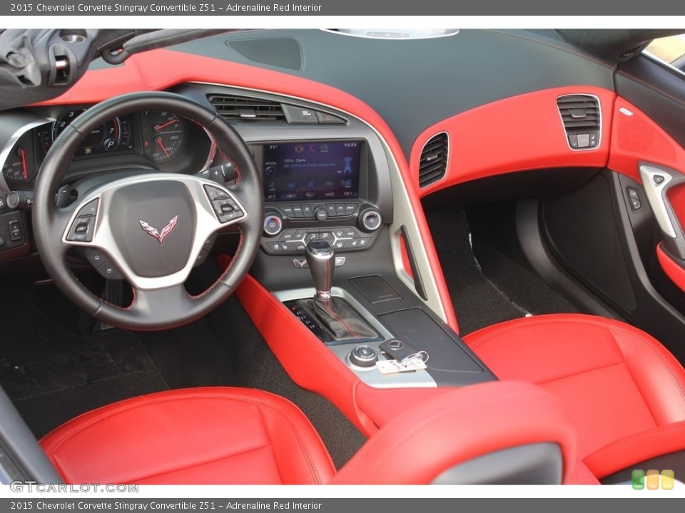 Adrenaline Red Interior Prime Interior for the 2015 Chevrolet Corvette Stingray Convertible Z51 #111372406