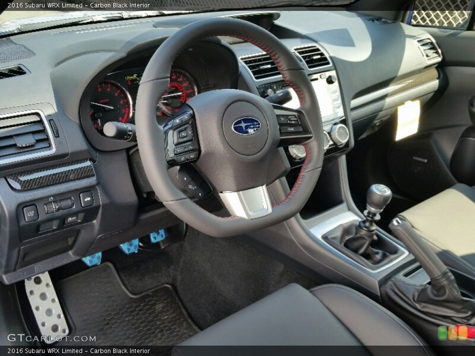 Carbon Black Interior Photo for the 2016 Subaru WRX Limited #111379771