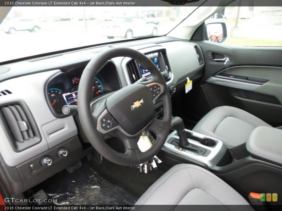 Jet Black/Dark Ash Interior Photo for the 2016 Chevrolet Colorado LT Extended Cab 4x4 #111389884