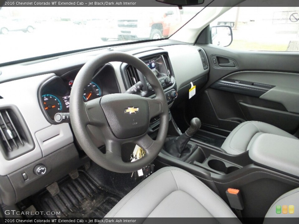 Jet Black/Dark Ash Interior Photo for the 2016 Chevrolet Colorado WT Extended Cab #111390787