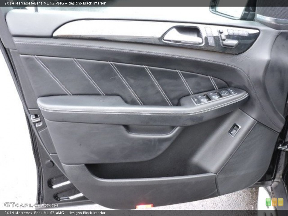 designo Black Interior Door Panel for the 2014 Mercedes-Benz ML 63 AMG #111395890