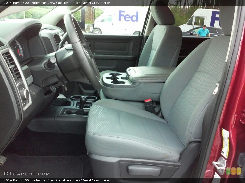 Black/Diesel Gray Interior Photo for the 2014 Ram 3500 Tradesman Crew Cab 4x4 #111398536