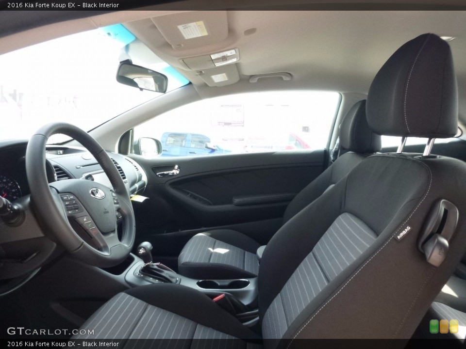 Black Interior Photo for the 2016 Kia Forte Koup EX #111398812