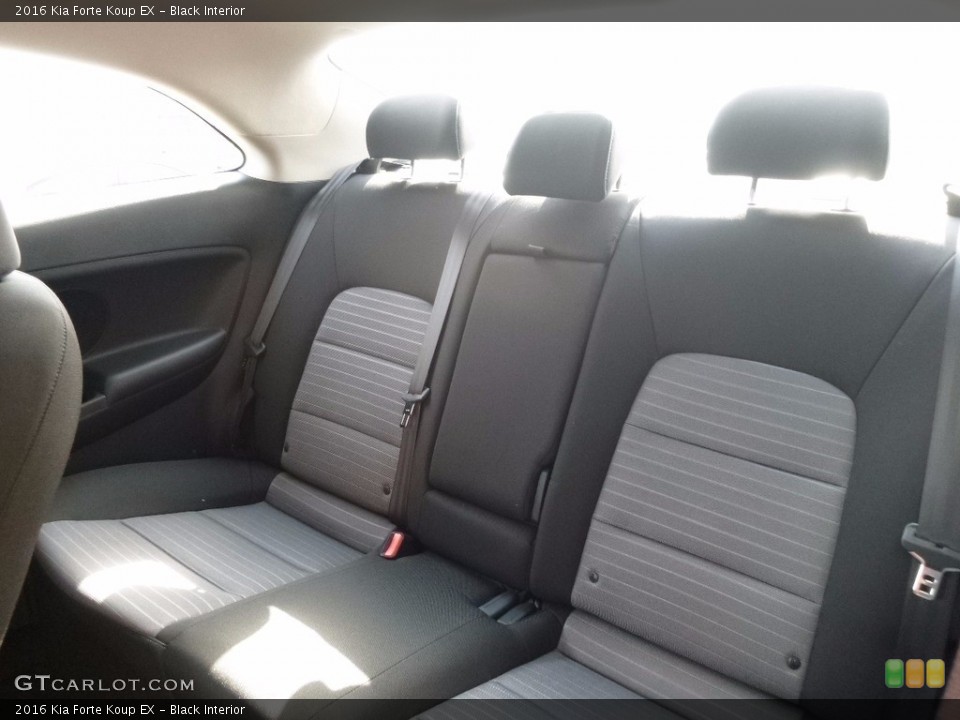 Black Interior Rear Seat for the 2016 Kia Forte Koup EX #111398833