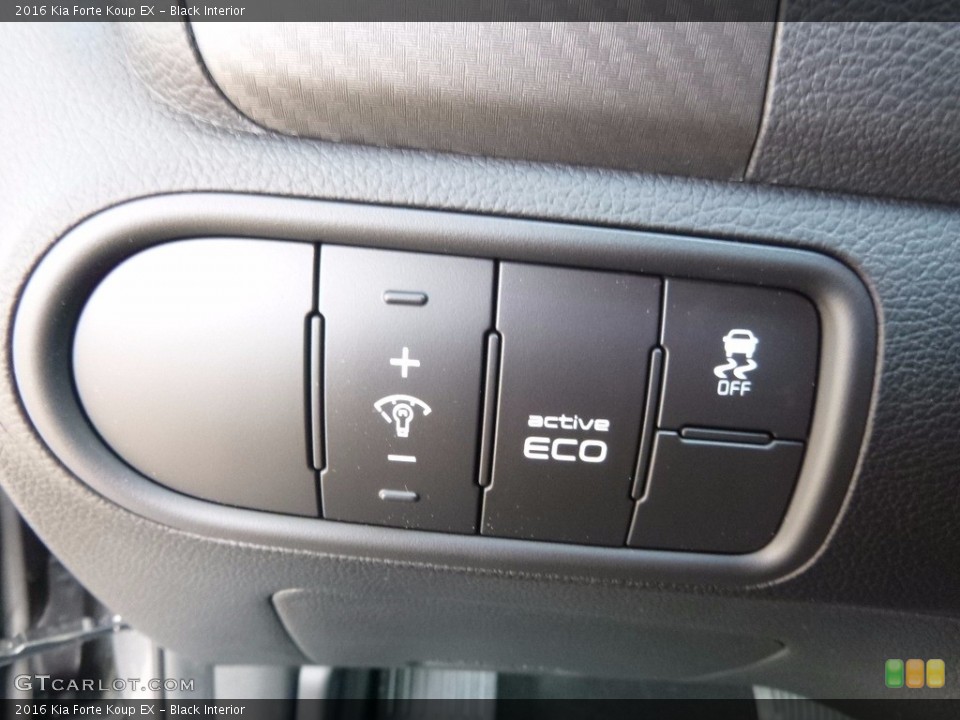 Black Interior Controls for the 2016 Kia Forte Koup EX #111399040