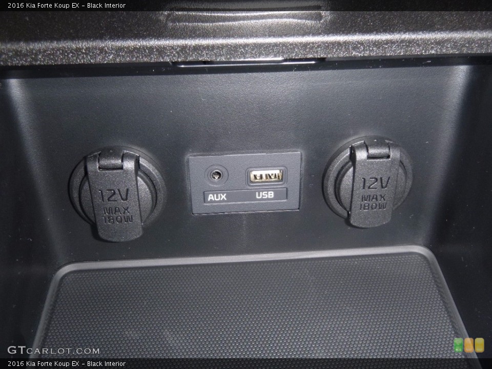 Black Interior Controls for the 2016 Kia Forte Koup EX #111399136