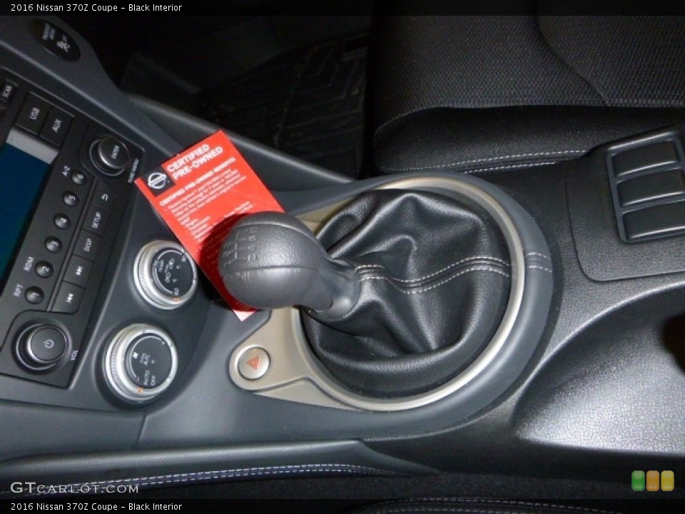 Black Interior Transmission for the 2016 Nissan 370Z Coupe #111403546