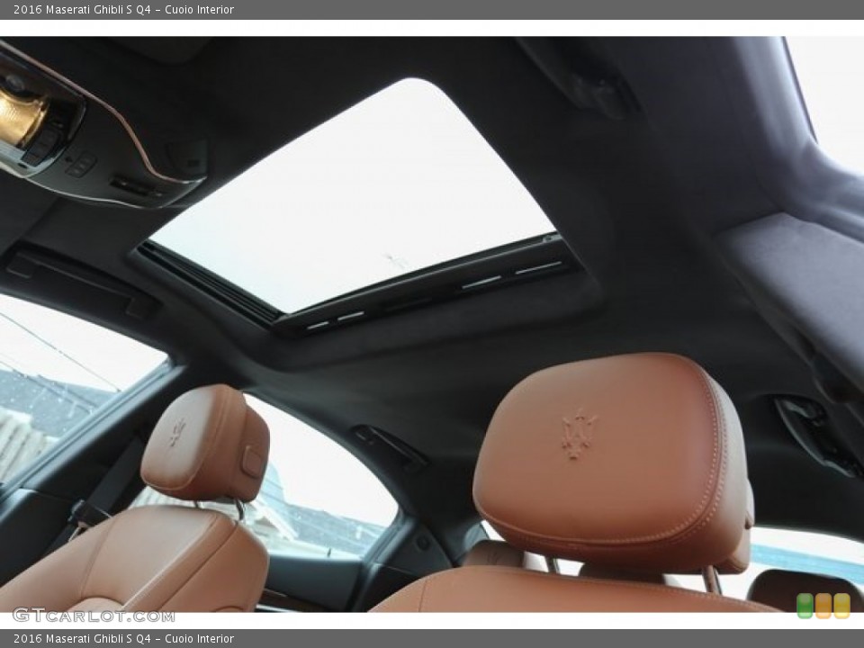 Cuoio Interior Sunroof for the 2016 Maserati Ghibli S Q4 #111427960