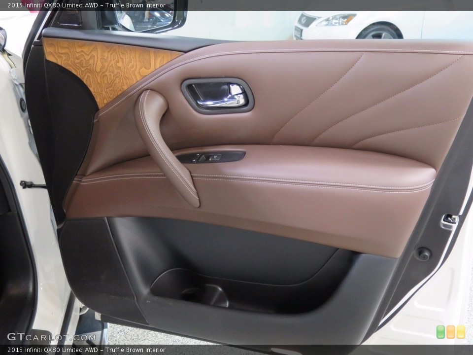 Truffle Brown Interior Door Panel for the 2015 Infiniti QX80 Limited AWD #111439471