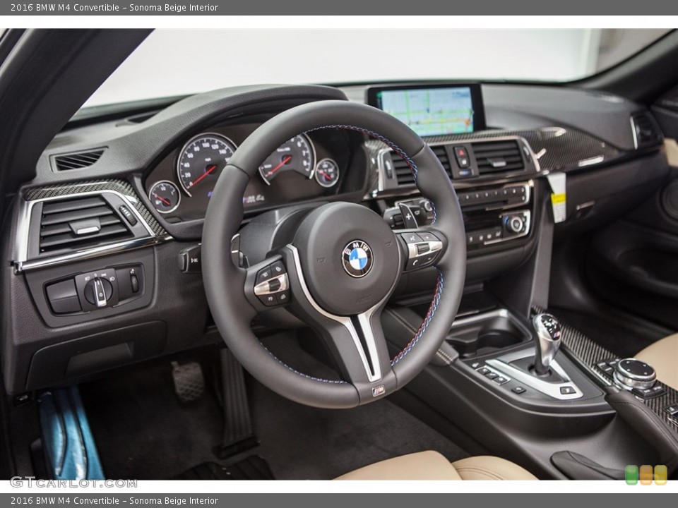 Sonoma Beige Interior Prime Interior for the 2016 BMW M4 Convertible #111439906