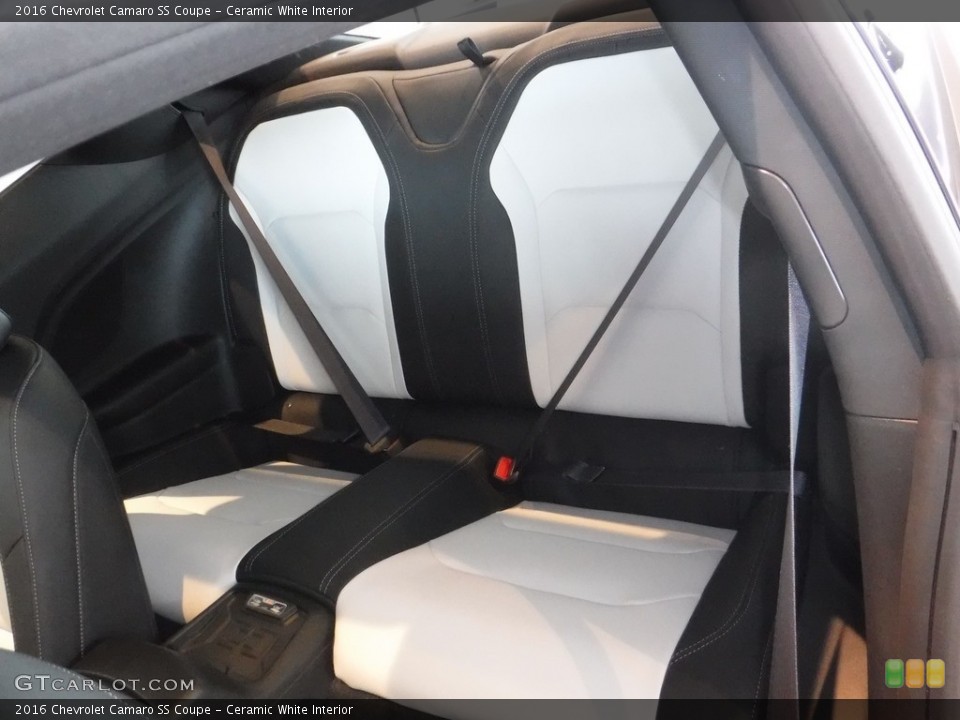 Ceramic White Interior Rear Seat for the 2016 Chevrolet Camaro SS Coupe #111446002