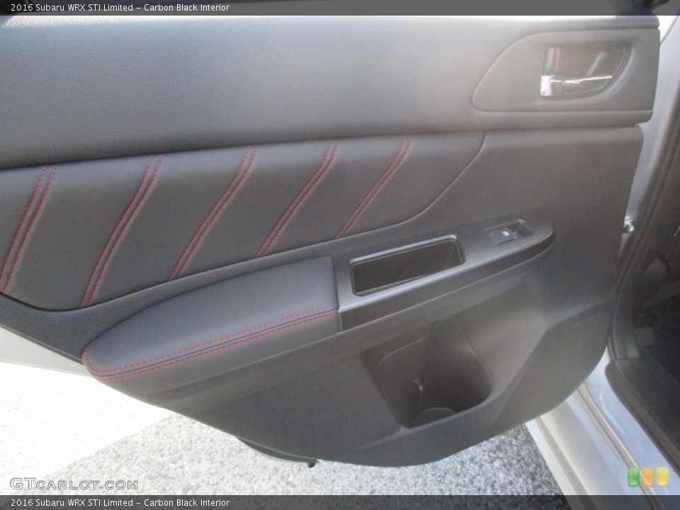 Carbon Black Interior Door Panel for the 2016 Subaru WRX STI Limited #111451603