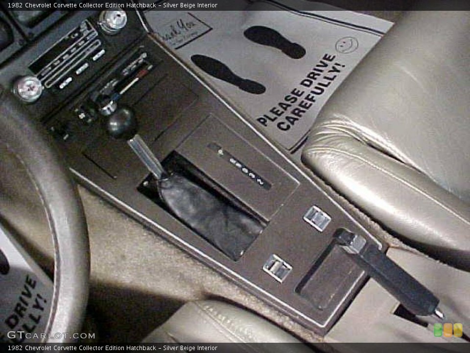 Silver Beige Interior Transmission for the 1982 Chevrolet Corvette Collector Edition Hatchback #11146297