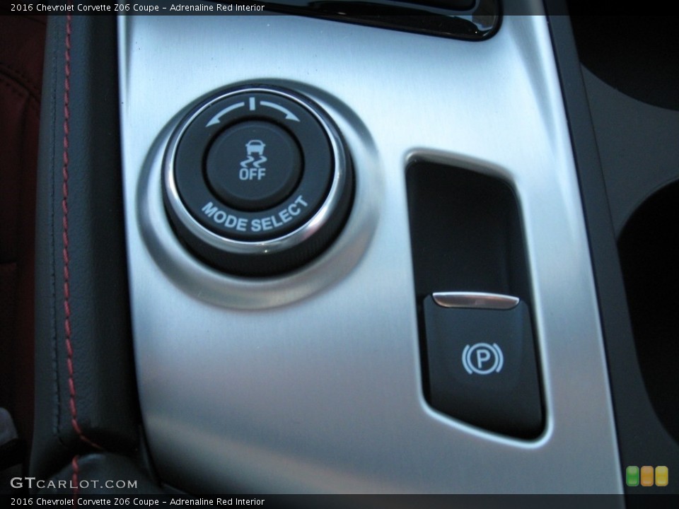 Adrenaline Red Interior Controls for the 2016 Chevrolet Corvette Z06 Coupe #111465883