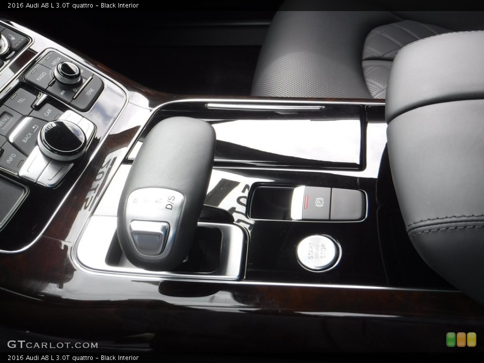 Black Interior Transmission for the 2016 Audi A8 L 3.0T quattro #111467353