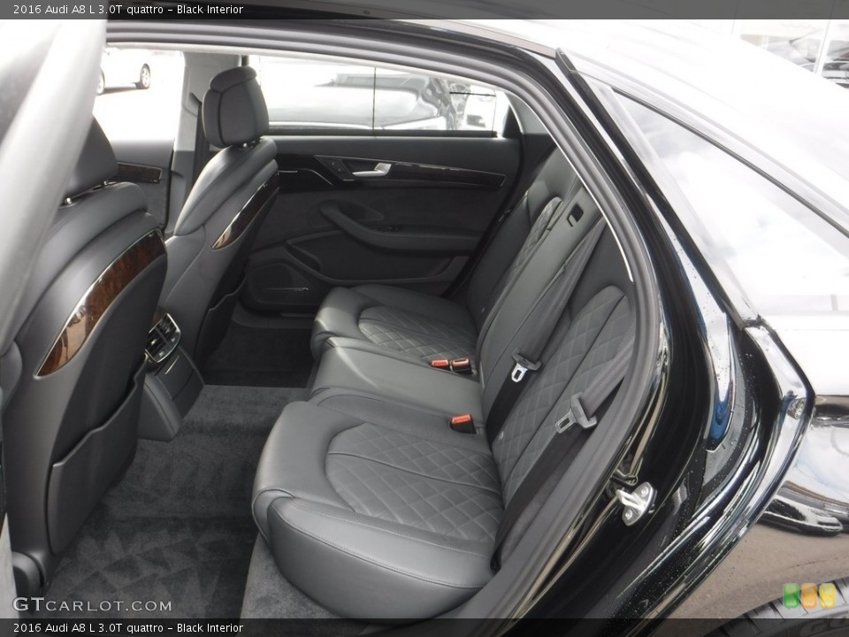 Black Interior Rear Seat for the 2016 Audi A8 L 3.0T quattro #111467668