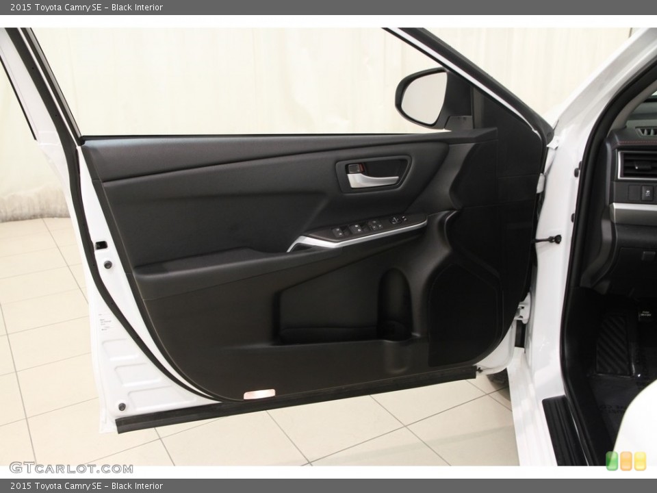 Black Interior Door Panel for the 2015 Toyota Camry SE #111468856