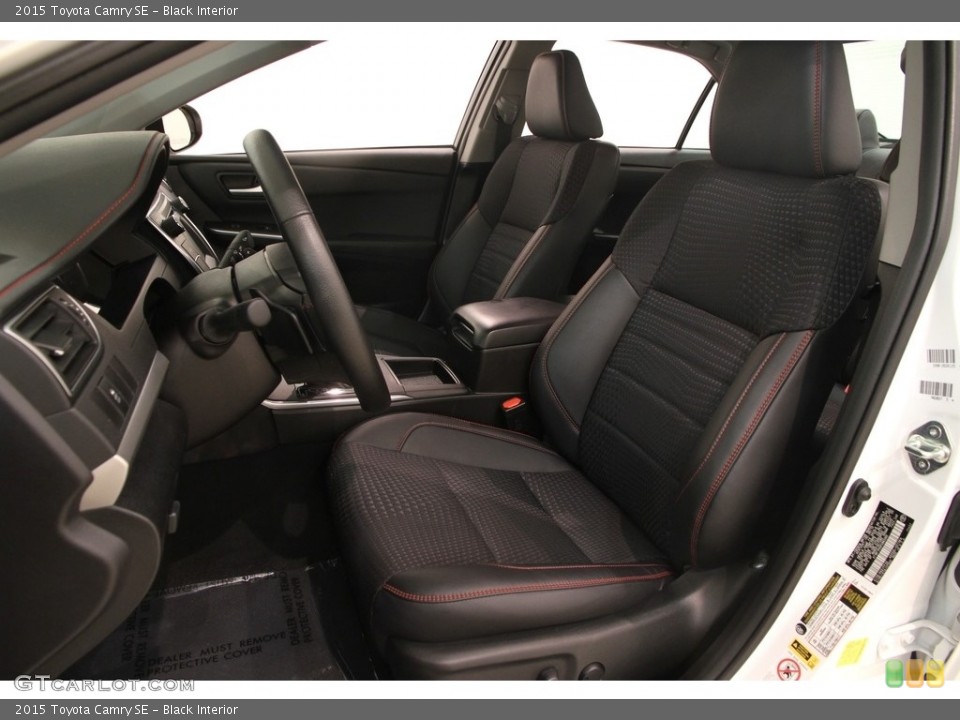Black Interior Front Seat for the 2015 Toyota Camry SE #111468880