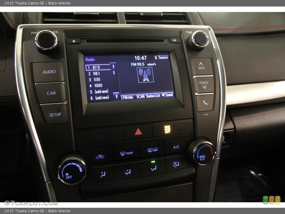 Black Interior Audio System for the 2015 Toyota Camry SE #111468955