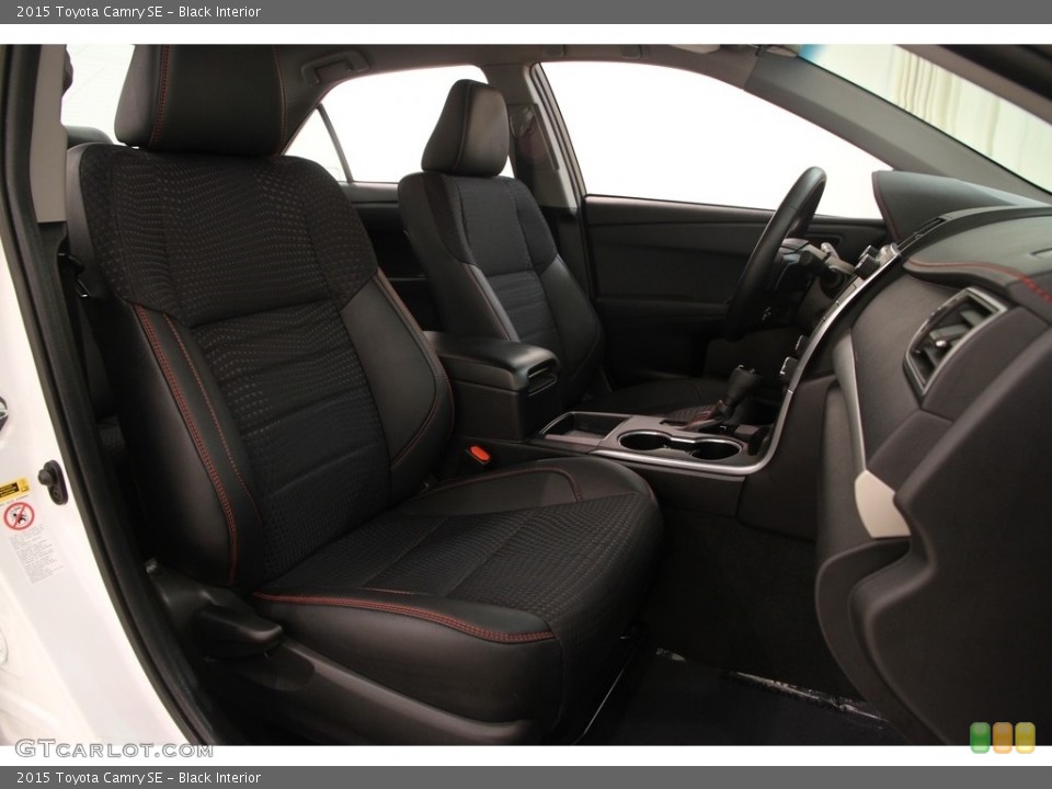 Black Interior Front Seat for the 2015 Toyota Camry SE #111469048