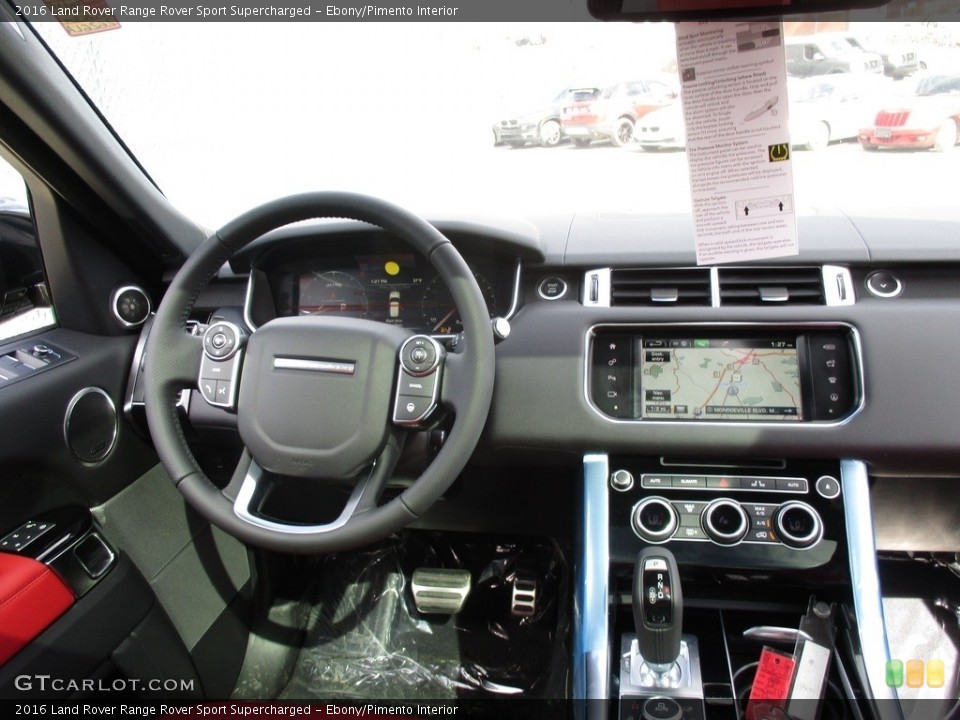 Ebony/Pimento Interior Dashboard for the 2016 Land Rover Range Rover Sport Supercharged #111470266