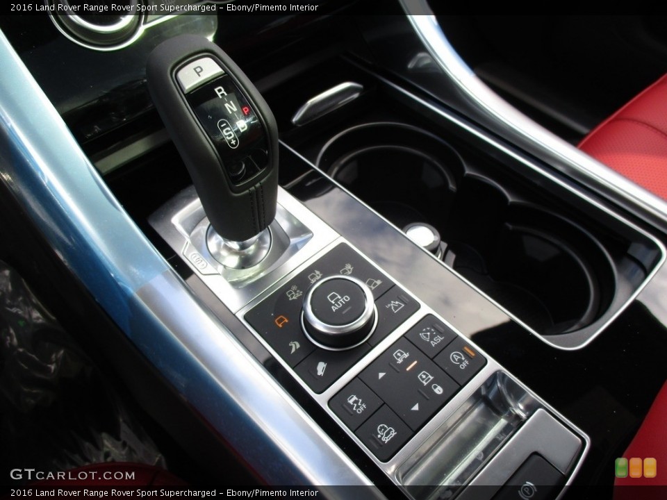 Ebony/Pimento Interior Transmission for the 2016 Land Rover Range Rover Sport Supercharged #111470323