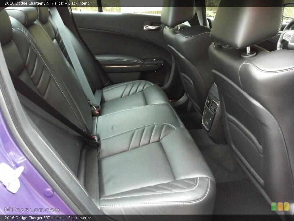 Black Interior Rear Seat for the 2016 Dodge Charger SRT Hellcat #111476902