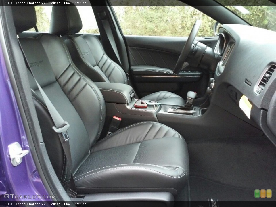 Black Interior Front Seat for the 2016 Dodge Charger SRT Hellcat #111476935