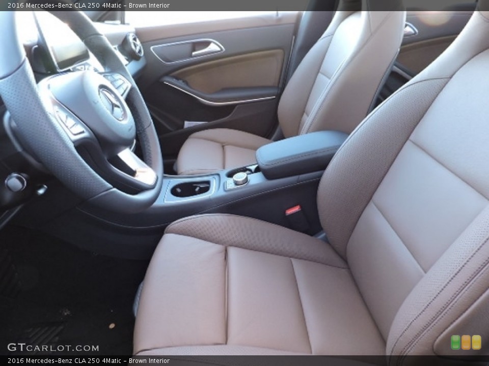 Brown Interior Front Seat for the 2016 Mercedes-Benz CLA 250 4Matic #111496333