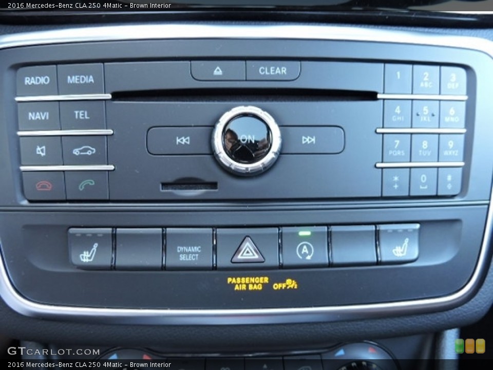 Brown Interior Controls for the 2016 Mercedes-Benz CLA 250 4Matic #111496429
