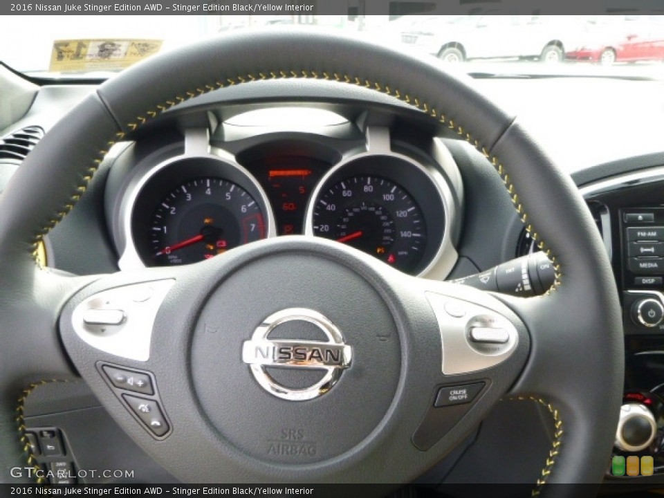 Stinger Edition Black/Yellow Interior Steering Wheel for the 2016 Nissan Juke Stinger Edition AWD #111508244