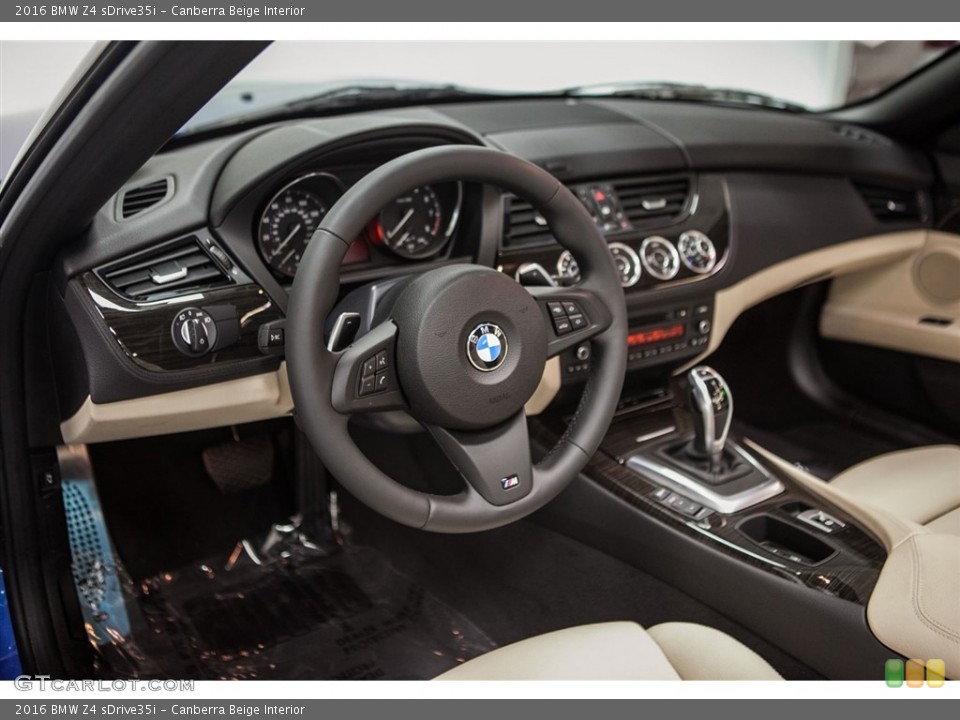 Canberra Beige Interior Prime Interior for the 2016 BMW Z4 sDrive35i #111518120
